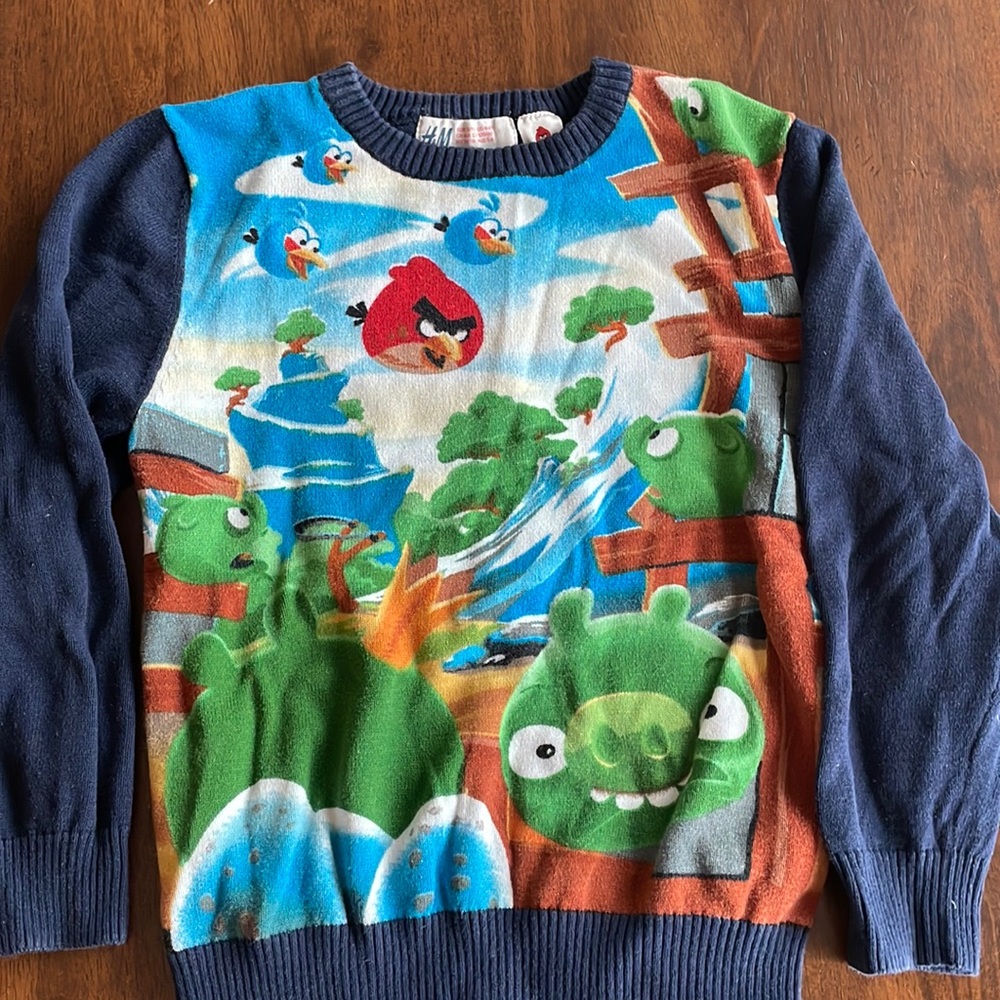 Angry Birds H&M soft cotton sweater
